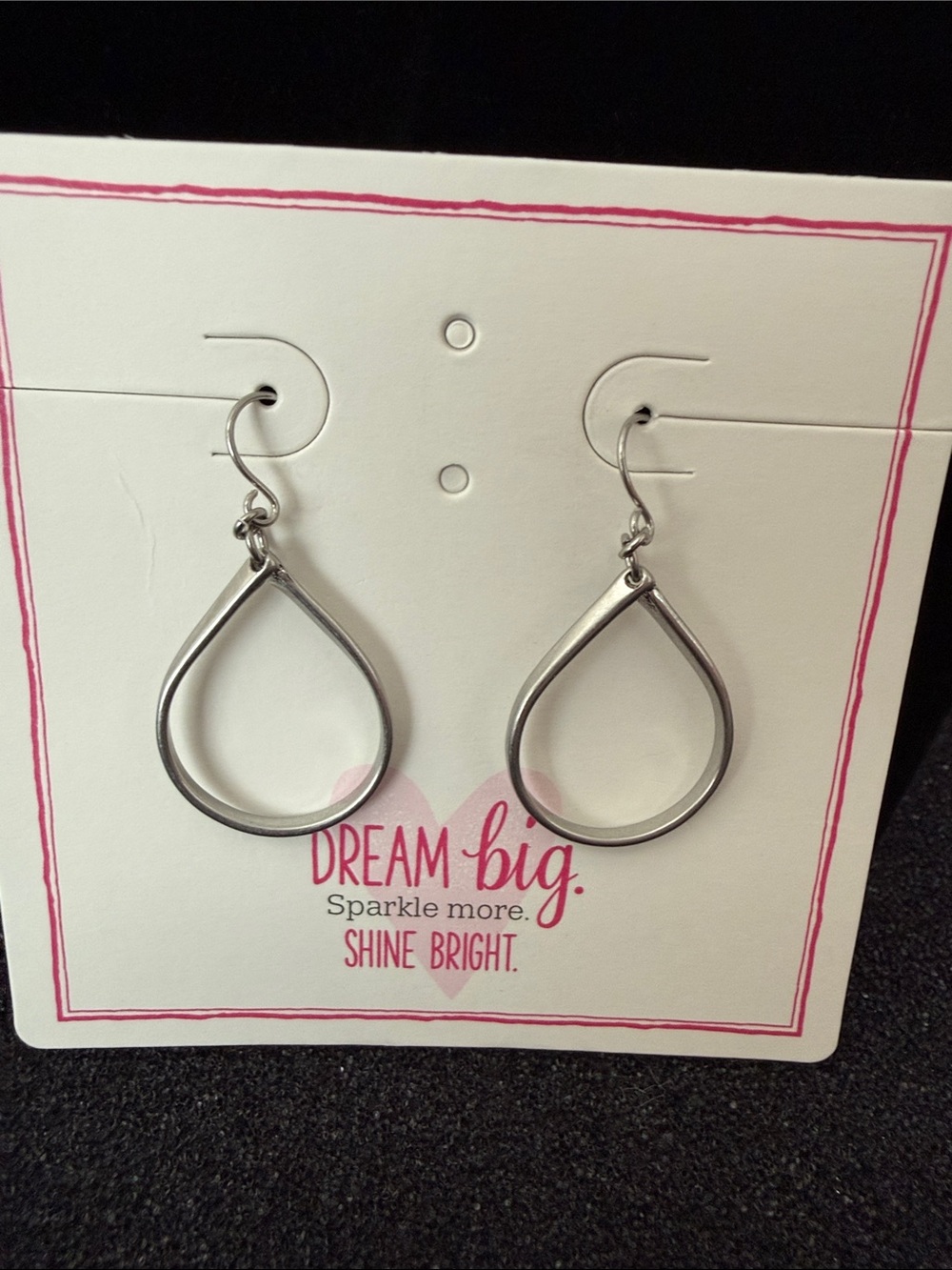 Silver Teardrop Earrings